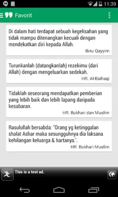 Nasihat Islam android App screenshot 0